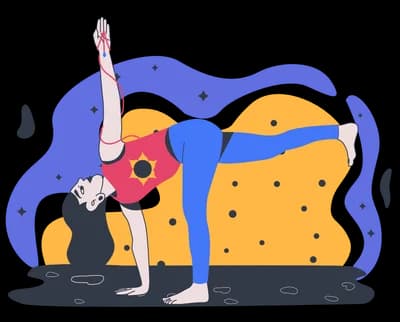 Revolved Half Moon Pose